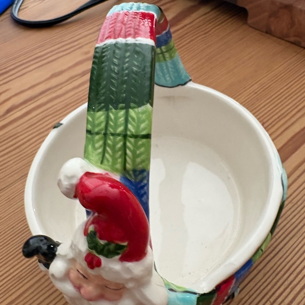 Fitz and Floyd Be Merry Ceramic Plate - Picture 3 of 9